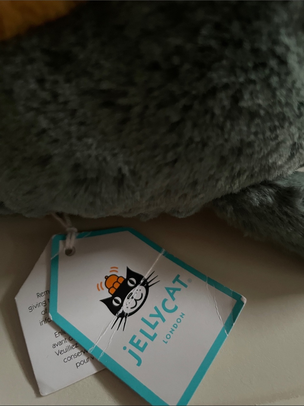 New with tags Jellycat Teal Little Douglas Dino Stegosaurus dinosaur Plush - Picture 6 of 6